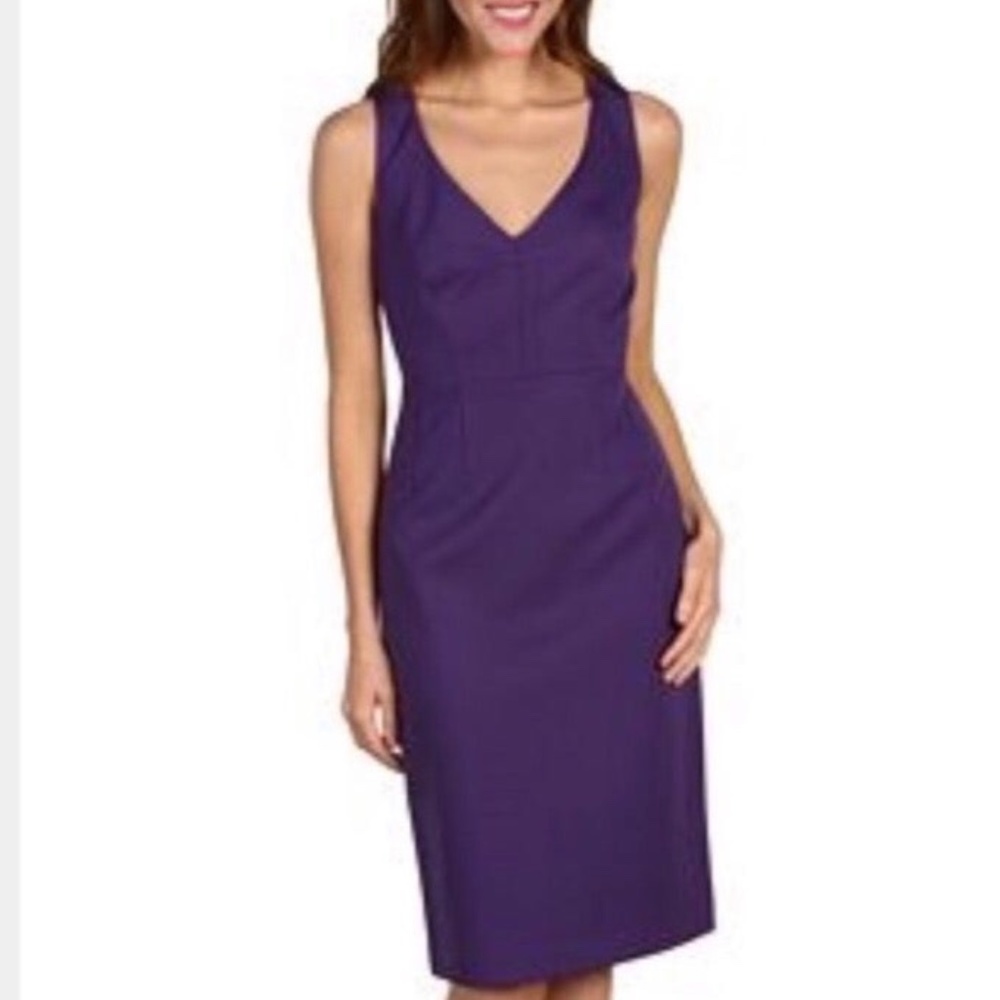Elie Tahari Sleeveless Sheath Dress S12